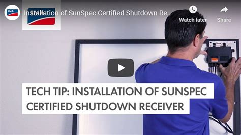 sunspec rapid shut down